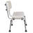 Murphy Tool-Free 300 Lb. Capacity, Adjustable Bath & Shower Chair with Back