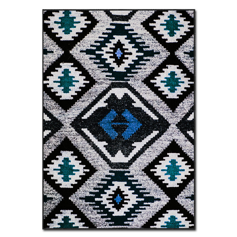 Luxurious Area Rug, 100% Polyester, 5.9 x 9.2 Feet | 740 g/m² Weight, Non-Slip Felt Dot Underside, Easy Clean Velvet Fabric, 0.08 in Pile Height | Machine Washable, Perfect for Living Room & Bedroom Décor