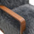 Harry Soft Long-Haired Upholstered Accent Chair-963332126