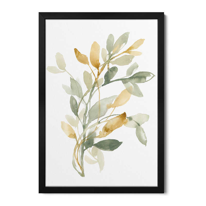 Affiches encadrées de qualité supérieure Sage & Sienna Leaves II, H 32 po x l 24 po