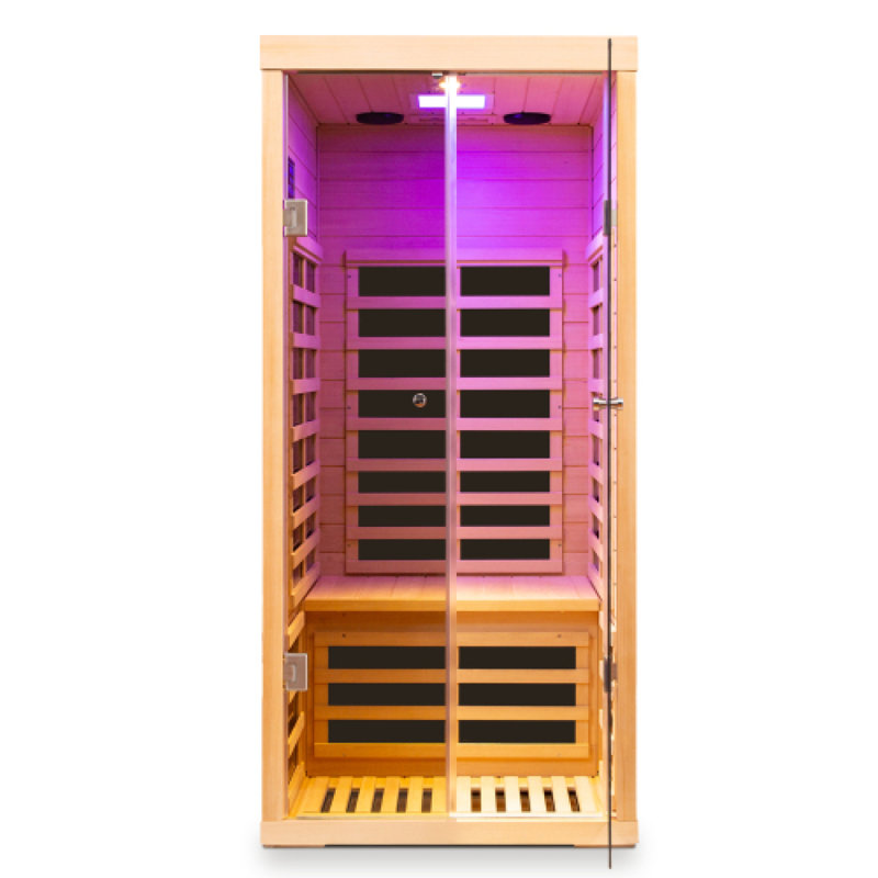 Grand sauna en pruche pour une personne