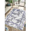 Keins Blue Modern Abstract Geometric Area Rug – Soft Washable Polypropylene Carpet for Living Room, Bedroom & Hallway – Stain Resistant & Durable Home Floor Mat-298522590