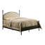 Fawnda Metal Four Poster Bed with Upholstered Headboard-140565185