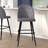 Jakhira Commercial Grade Armless Stools with Contoured Backs-392354379