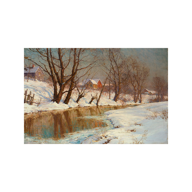 Winter Morning by Walter Launt Palmer - Wrapped Canvas Print, 66.04 cm H x 45.72 cm W x 3.175 cm D