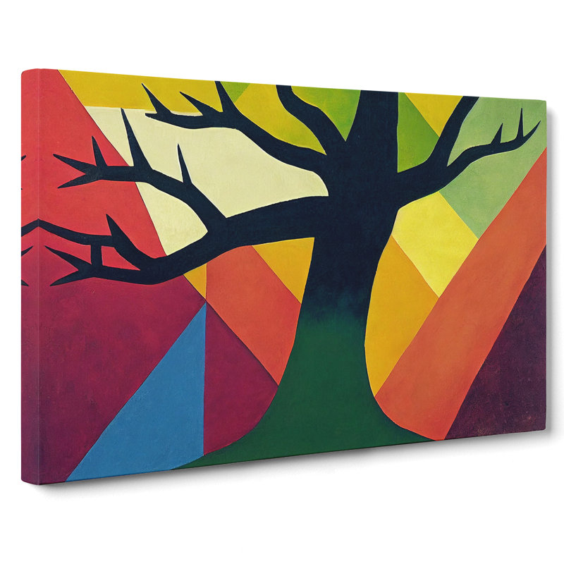 Handsome Abstract Tree - Wrapped Canvas, 35cm H x 50cm W x 3cm D