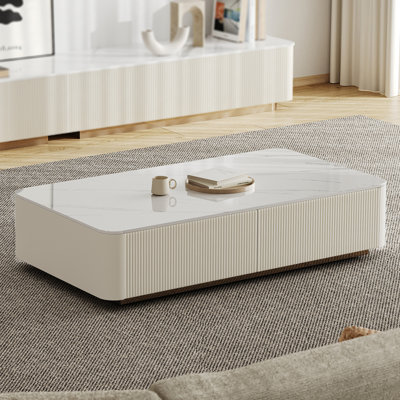 51" Modern Rectangular Coffee Table