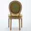 Chaise de salle à manger en lin-1518358157
