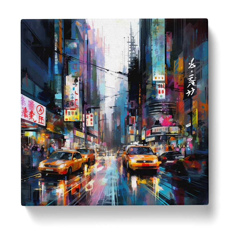 City Of Tokyo Abstract Art No.3 - Print