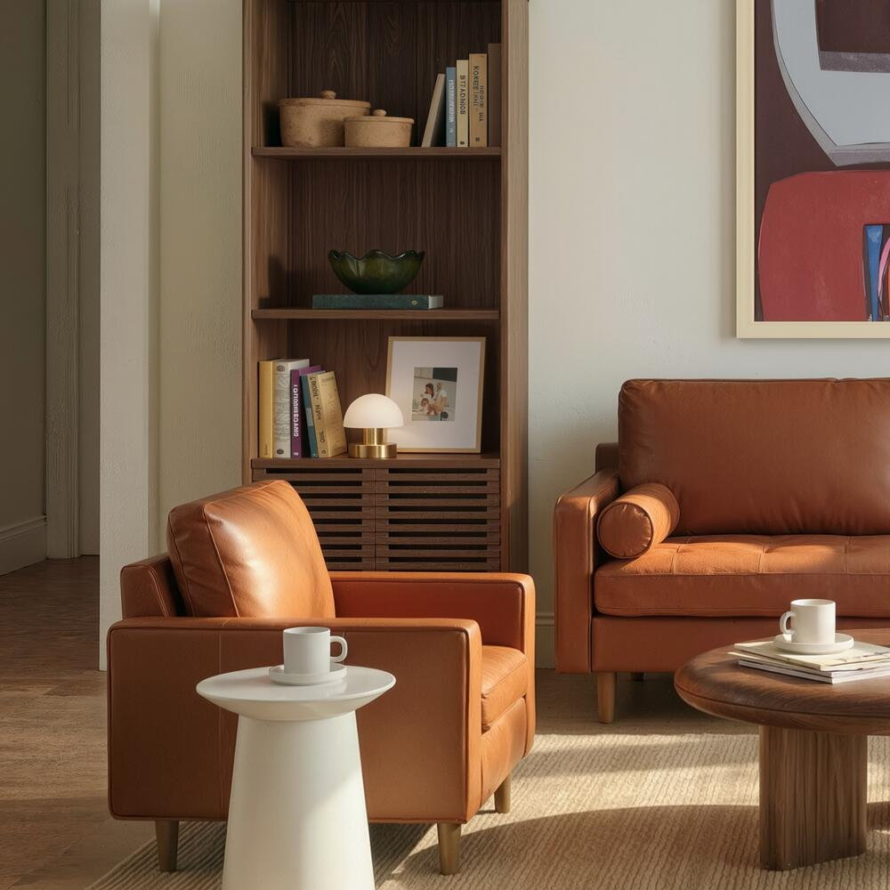 Finnian 32" Bookcase, Roux