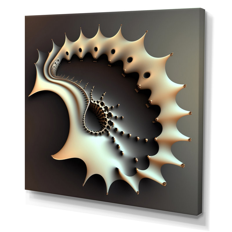 3D Fractal Universe - impression, H 36 po x l 36 po x P 1,5 po, Toile tendue