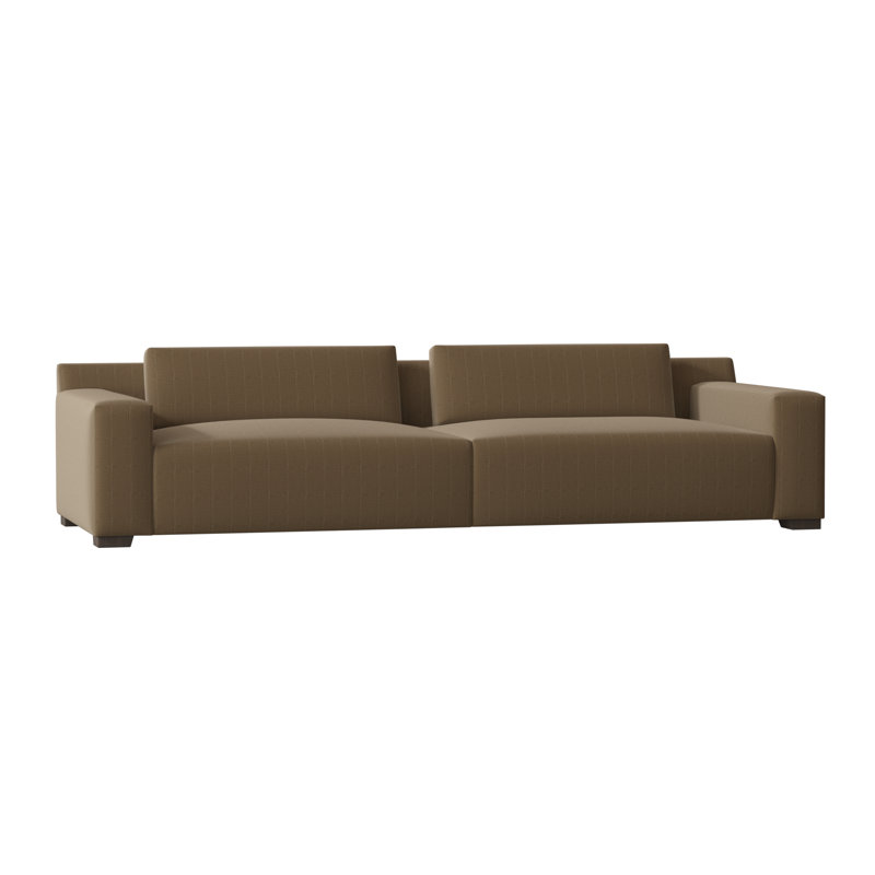 Alisa Sofa, Grayfield Ash, Brown Mahogany