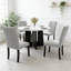 Bermuda 5 pièces avec table ronde et 4 chaises rembourrées-745860137