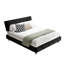 Queen Size Bed Frame with Tufted Headboard-907627431-907627424