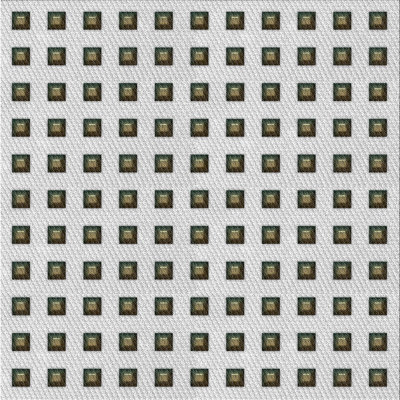 Tapis gris/zone noire à motifs