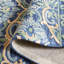 Jahiem Hand-Tufted Wool/Cotton Navy/Green Area Rug-516601704