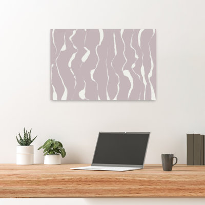 Art contemporain contemporain, paysage de rose abstrait