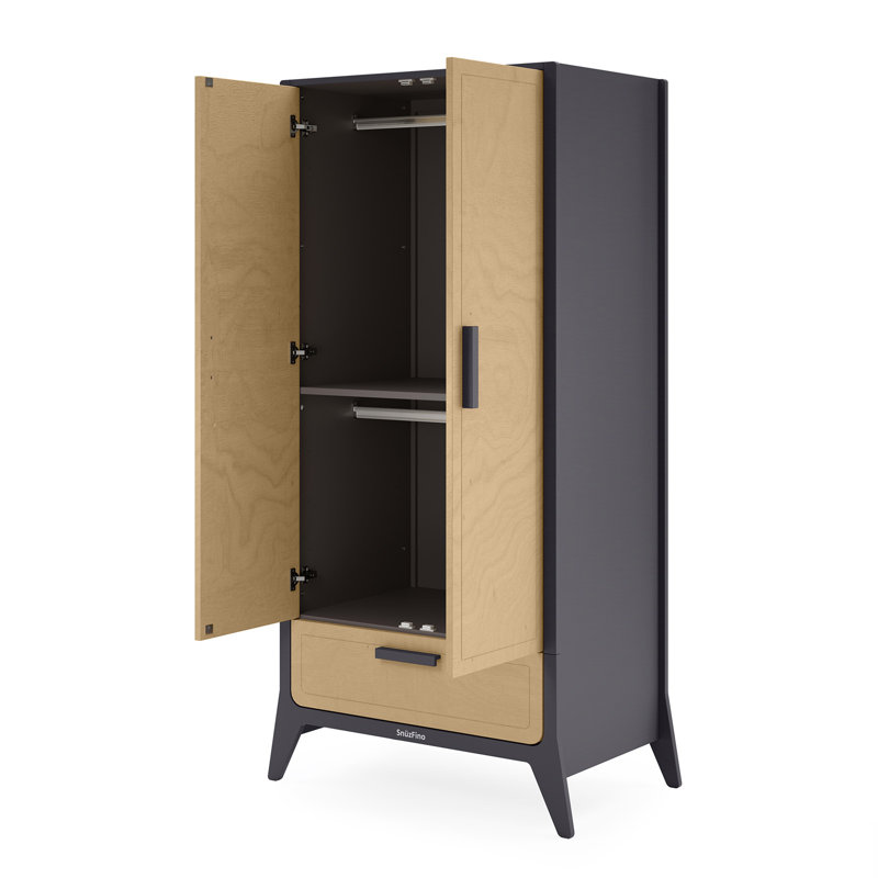 Snuzfino 3 Piece Nursery Furniture Set, Slate/Natural