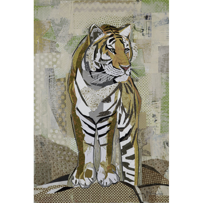 Tiger Strength by Jenny McGee - Wrapped Canvas Art Prints, 46cm H x 30cm W