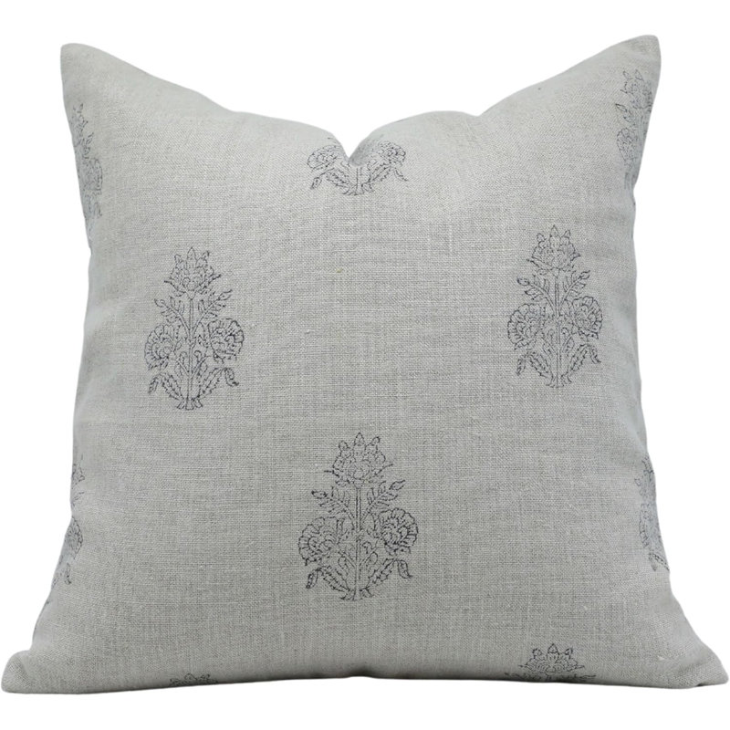 Housse de coussin Fabividine - taie d'oreiller à imprimé traditionnel, cafard, H 20 po x l 20 po