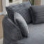 Chaise de salle de bain moderne en velours côtelé à siège profond Modern-616068644