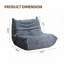 Fauteuil poire au sol-2080232946