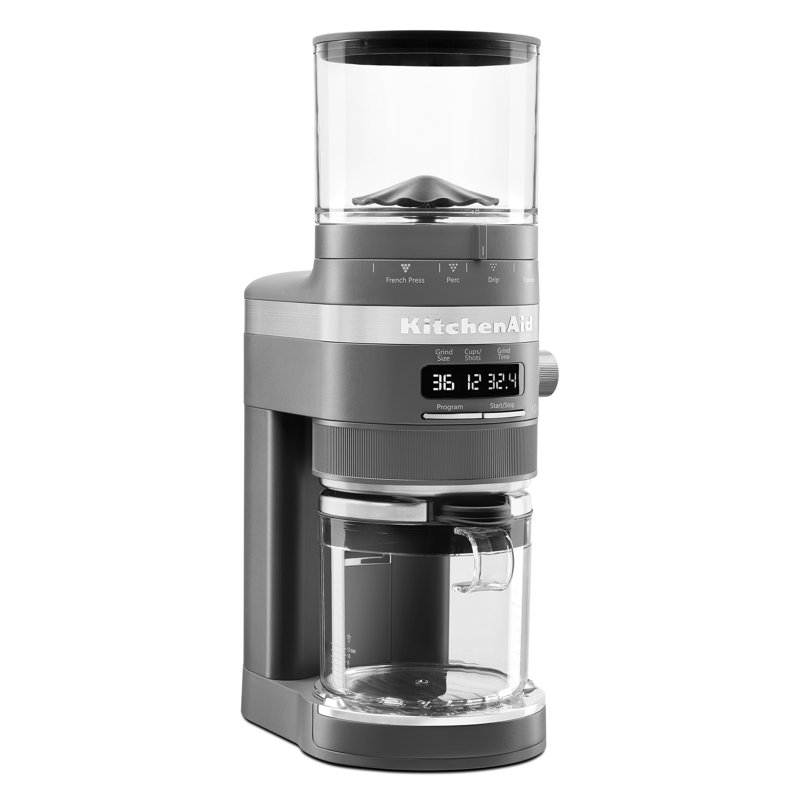 KitchenAid® Burr Coffee Grinder, Matte Charcoal Gray