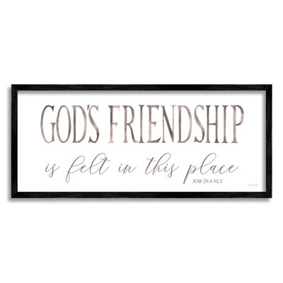 God's Friendship