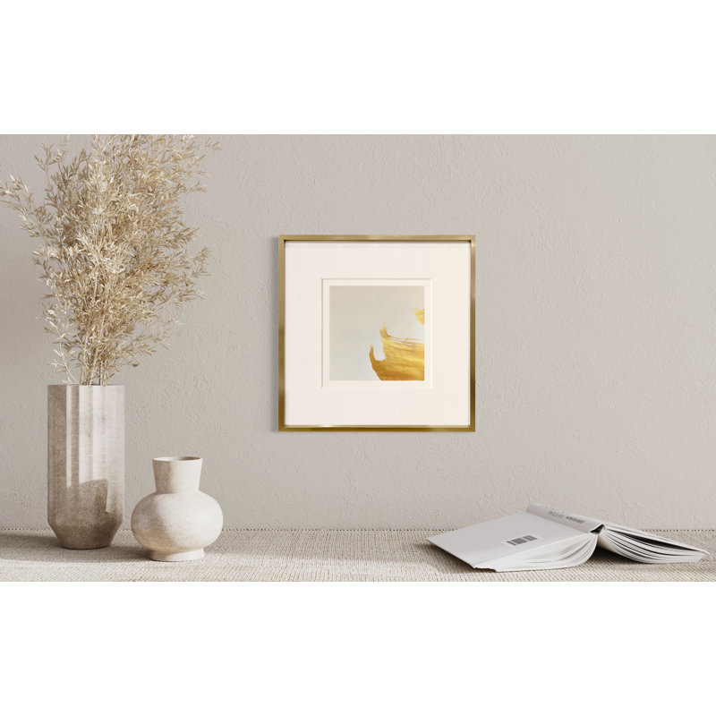 Gold No.11 by Fanyu Lin - Single Picture Frame Painting