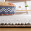 Tapis gris en coton tissé à la main Natura-1641766589