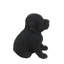 Statue chiot noir labrador