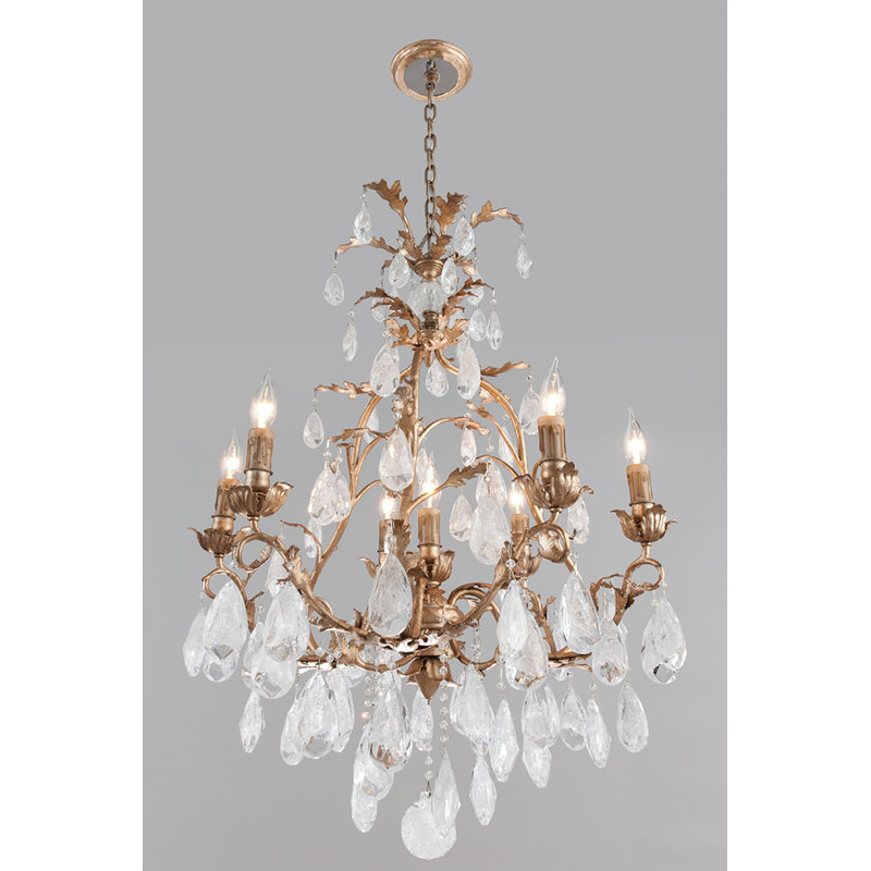 Amadeus 6-Light Candle Style Empire Chandelier, 6, 43.5" H x 28" W x 28" D
