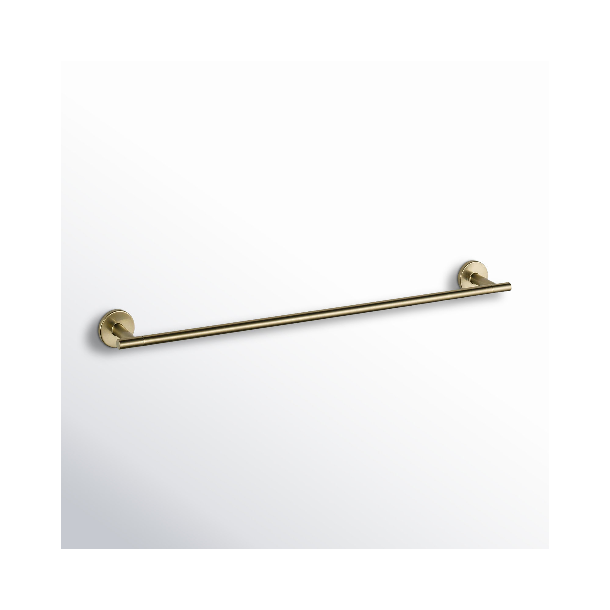 Trinsic Wall Mount Towel Bar Bath Hardware Accessory, 1.13" H x 24" L x 3.31" D, Champagne Bronze