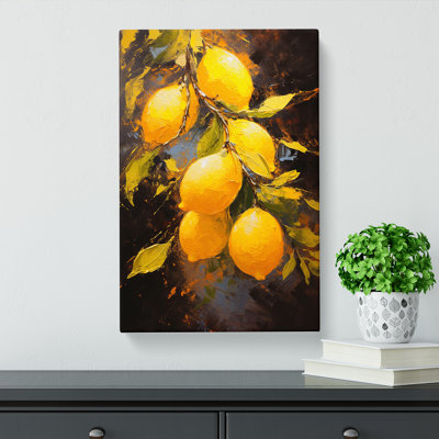 Lemon Fruit Impressionism No.2 - No Frame Print