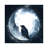 The Crow and Its Moon by Barruf - Wrapped Canvas Graphic Art Print-1361124774
