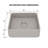 CASAINC Maple 15.35'' Concrete Square Bathroom Sink-86669197