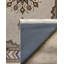 Tapis marocain beige en coton et polyester à imprimé numérique Albasa Collection-1125096898