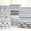Drap simple TG imprimé, 3 pièces à carreaux gris à chevrons, 100% flanelle de coton, doux et comprend un drap plat, une taie d'oreiller ajustée,