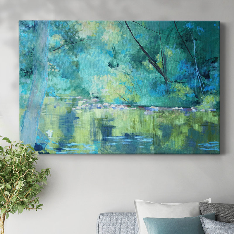 «Housatonic River», toile tendue avec châssis, H 12 po x l 18 po