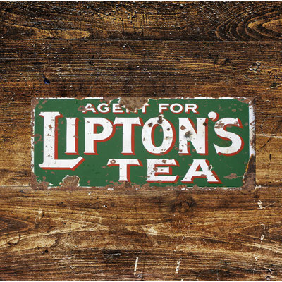 Karo Lipton Tea - Door Metal Sign Plaque