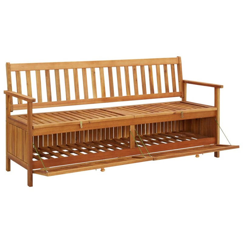 Cadhla Solid Wood Acacia Outdoor Bench
