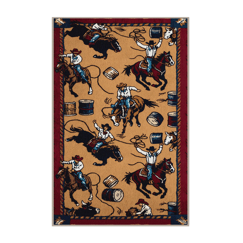  Tapis lavable Rodeo Sports, Tapis de couloir 2 pi x 5 pi