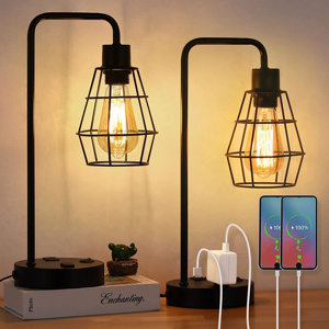 Claredon Metal USB Desk Lamp