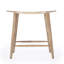 Tristan Natural Wood & Rattan 24.75" Counter Stool