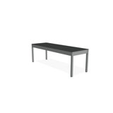 Bazza Flat Bench with Marine Grade Polymer Seat and Aluminum Frame