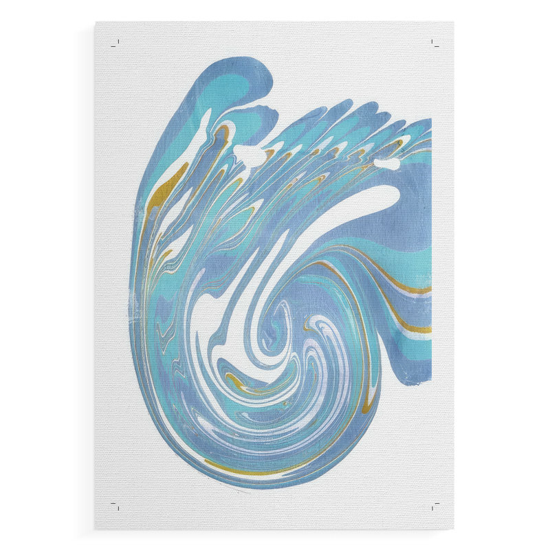 Galaxie III - Impression sur toile seulement - NON CADRE, H 27 po x l 18 po