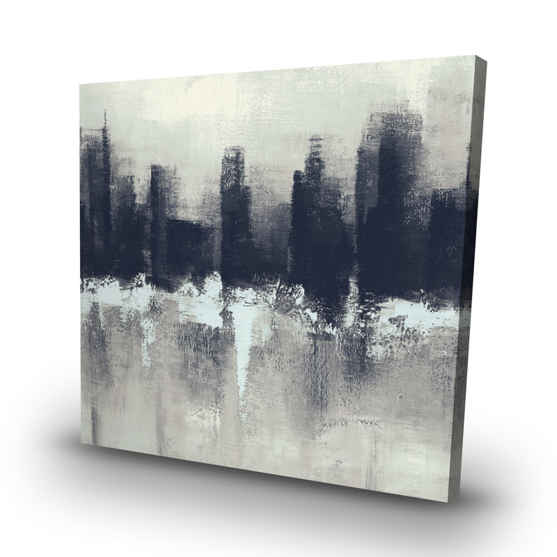 Dark city - 32"x32" art on canvas