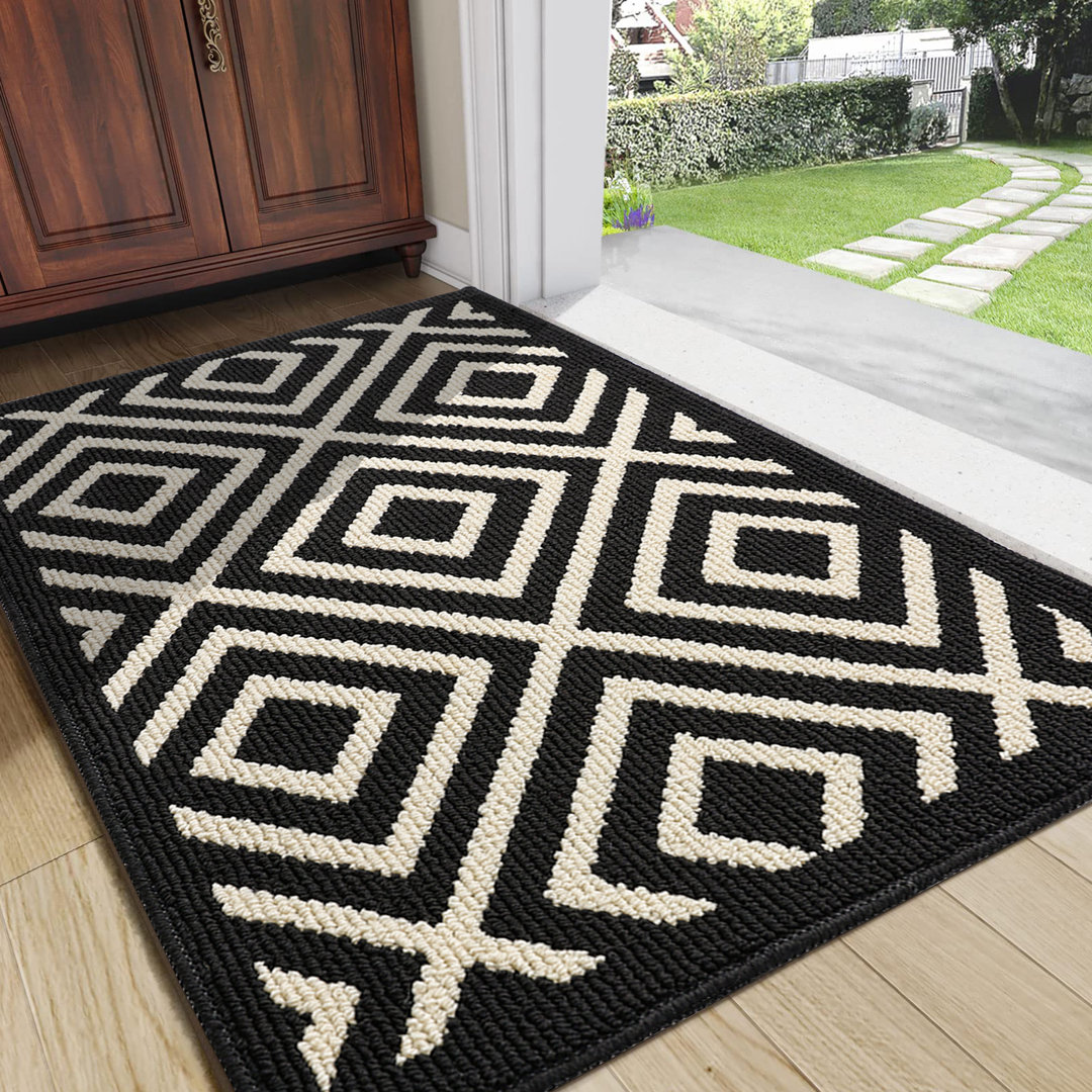 Sofhia Non-Slip Outdoor Doormat Arlmont & Co. Mat