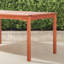 Charmante table de salle à manger en bois rustique pour six personnes, résistante aux intempéries et élégante-1636310286