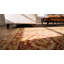 Antique Oushak Turkish Medallion Coral / Salmon / Pink 1880s Rug